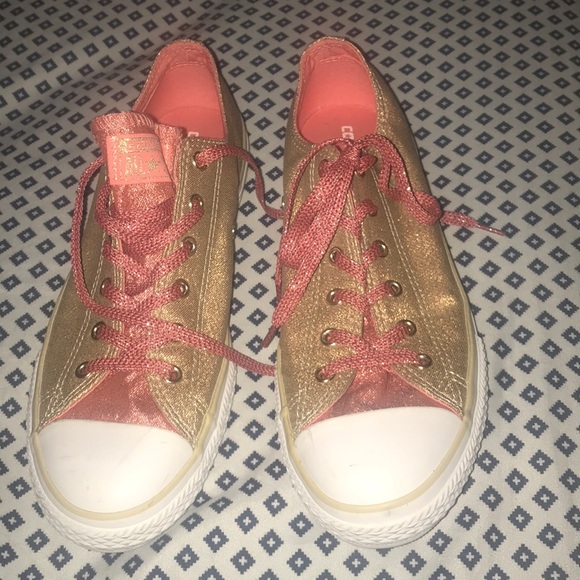 Glitter gold converse - Picture 1 of 4